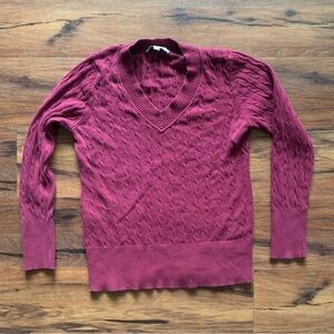 Loft cableknit sweater - women’s large
